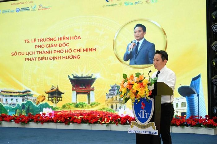 TS. Lê Trương Hiền Hoà, Phó Giám đốc Sở Du lịch TP.HCM phát biểu