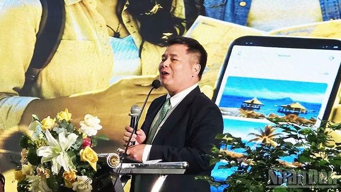 Tiến sĩ Nguyễn Anh Tuấn phát biểu tại diễn đàn. (Ảnh: PHÚC THẮNG)