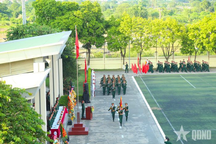  Quang cảnh Lễ khai giảng năm học 2025-2026 tại Học viện Khoa học Quân sự. Ảnh: XUÂN HÙNG 