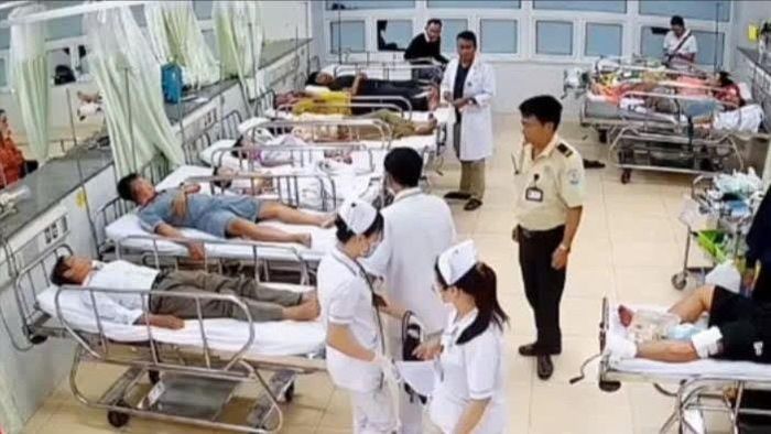 Các nạn nhân được cấp cứu ở bệnh viện Đa khoa Bà Rịa