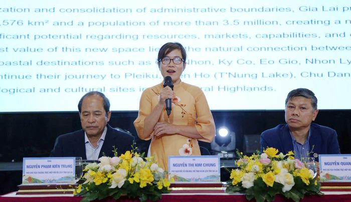 Bà Nguyễn Thị Kim Chung phát biểu tại sự kiện 