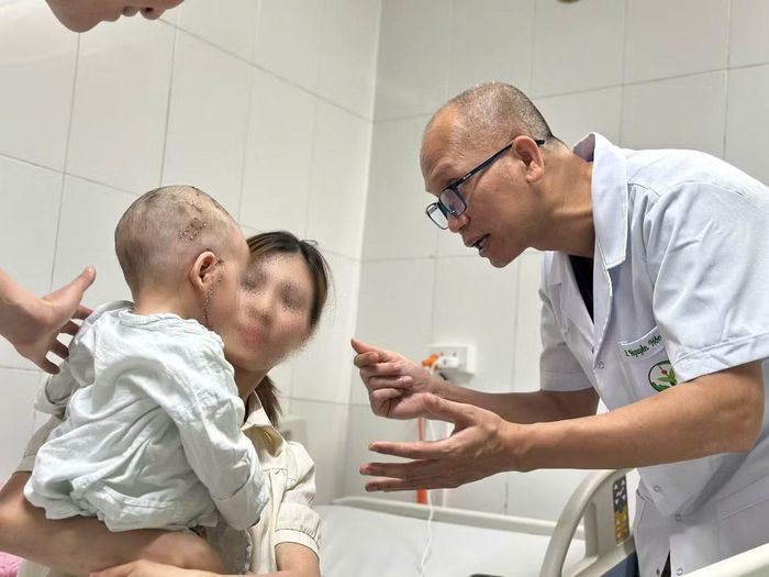Trẻ đã vượt qua giai đoạn đe dọa tính mạng - Ảnh BVCC