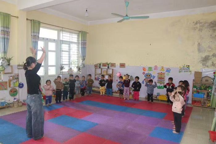 Các hoạt động giáo dục giúp Tiếng Việt đến với trẻ một cách tự nhiên.