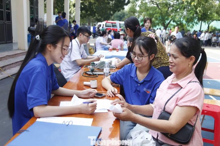 Đoàn viên, thanh niên tham gia chương trình.