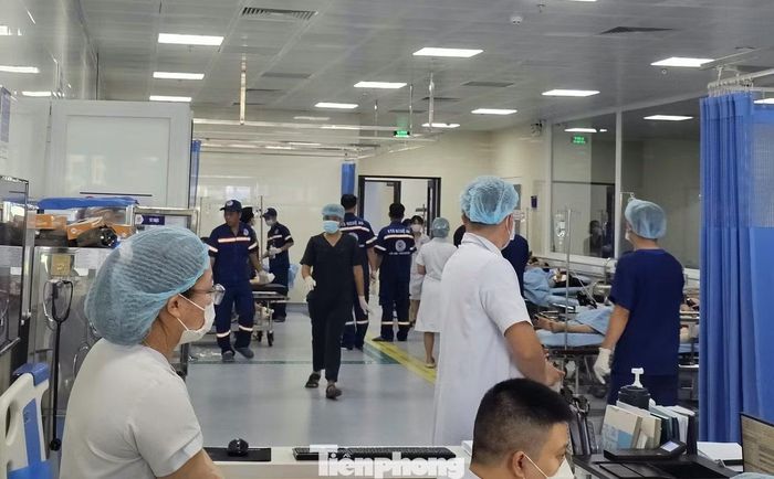 Các nạn nhân tại Bệnh viện đa khoa 115 Nghệ An.