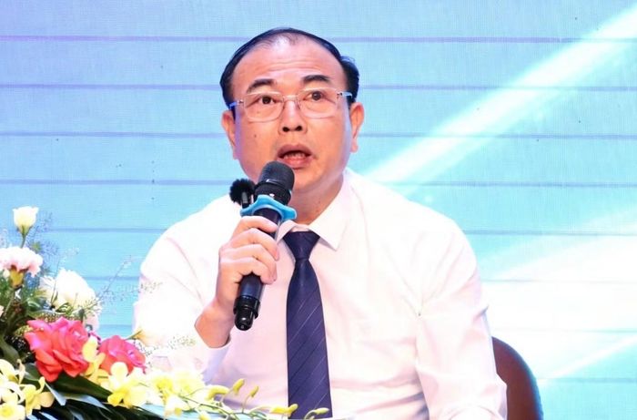 Ông Nguyễn Sỹ Cảnh trao đổi tại chương trình. Ảnh: BTC