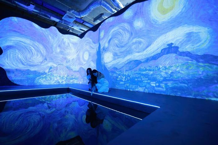 Công nghệ 3D Mapping, thực tế ảo và thực tế tăng cường được sử dụng tại một số khu vực, giúp công chúng tiếp cận tác phẩm của Van Gogh theo cách khác với hình thức thưởng lãm trong bảo tàng truyền thống.