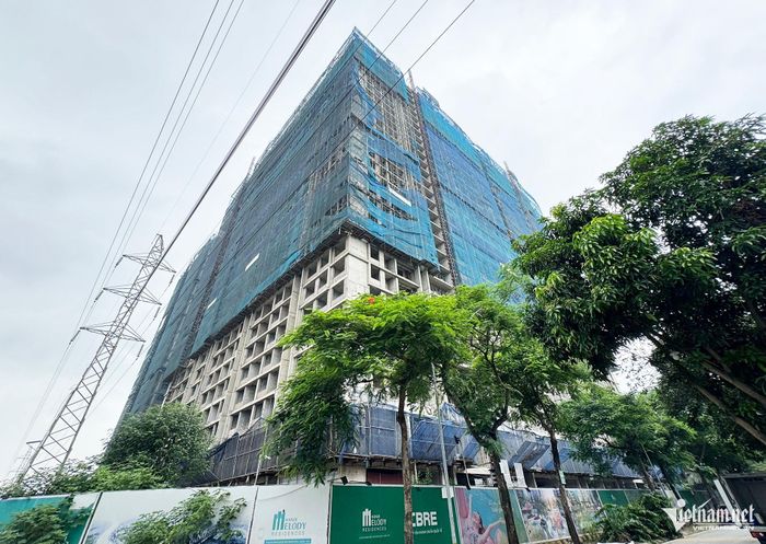 Hiện trạng các tòa chung cư.