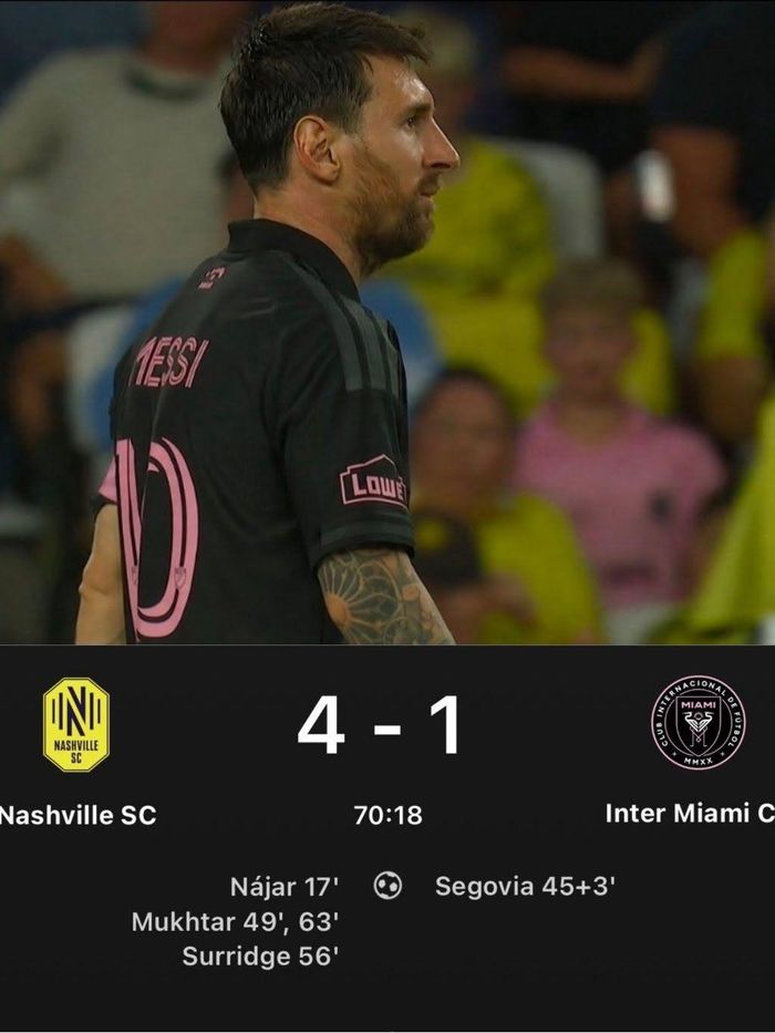 Inter Miami nhận thất bại nặng nề - Ảnh: ERJ Messi