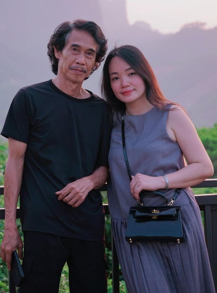 Phú Đôn và bà xã.