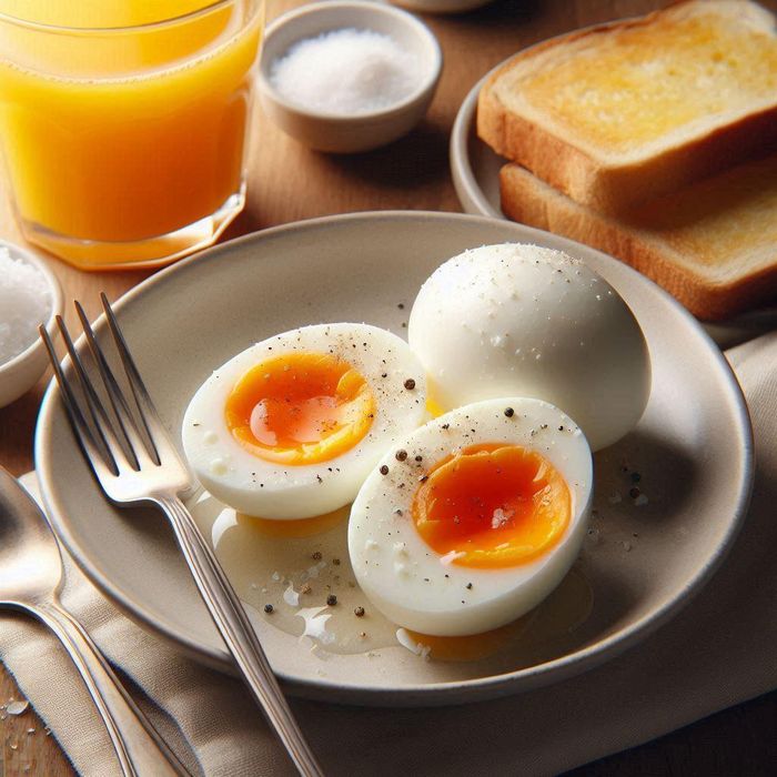 Ăn trứng vào buổi sáng giúp bạn hấp thụ protein tốt nhất. Ảnh: AI