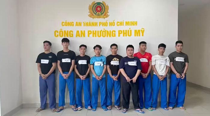 Các đối tượng bị bắt giữ. Ảnh: CACC