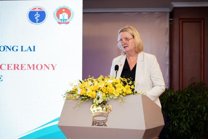 Bà Lina Gandløse Hansen, Đại sứ Đan Mạch tại Việt Nam kỳ vọng việc ký kết ghi nhớ triển khai chương trình Thành phố vì sức khỏe thế hệ tương lai sẽ thiết lập tốt hơn mối quan hệ ngoại giao của hai nước.