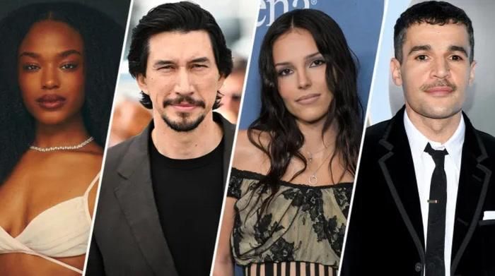 Diễn viên Maya Boyd, Adam Driver, Inde Navarrette and Christopher Abbott (từ trái sang).