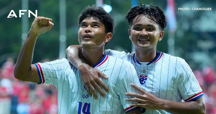 Thái Lan mở tỷ số 1-0. Ảnh: AFN