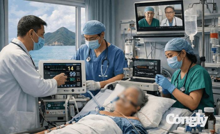22 ngày đêm giành giật sự sống cho bệnh nhân nguy kịch tại Côn Đảo.