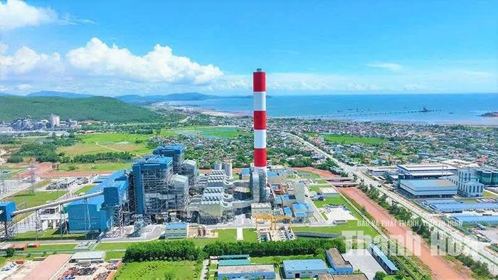 Nhà máy Nhiệt điện BOT Nghi Sơn 2 thuộc Khu Kinh tế Nghi Sơn.