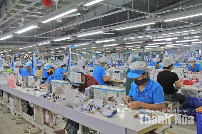 Các doanh nghiệp, nhà máy trên địa bàn tỉnh tạo việc làm cho nhiều lao động.