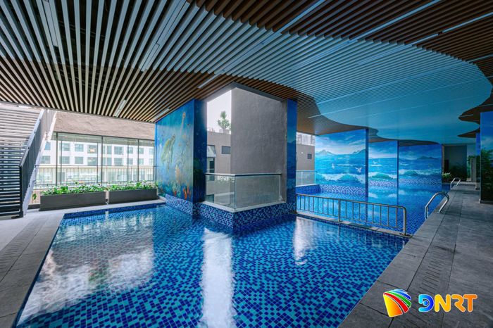 Những tiện ích phục vụ nghỉ ngơi, vận động và sinh hoạt hằng ngày góp phần nâng cao chất lượng sống tại các khu căn hộ. Trong ảnh: Tiện ích tại Khu đô thị Công nghệ FPT Đà Nẵng. Ảnh: DUY AN