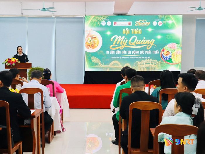 Hội thảo "Mỳ Quảng - di sản văn hóa và động lực phát triển" được tổ chức vừa qua. Ảnh: QUỐC TUẤN