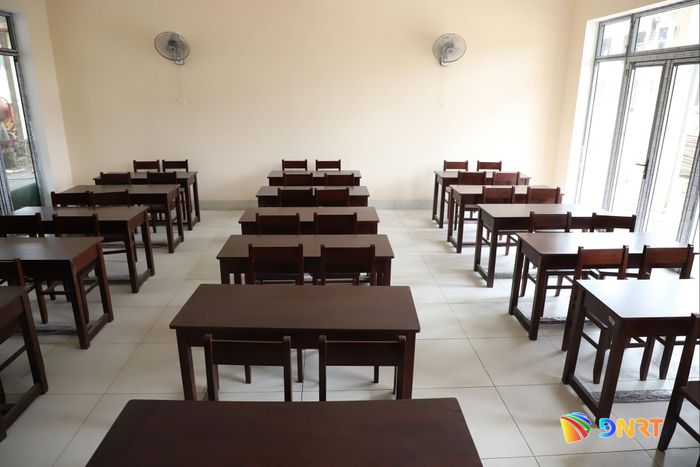 Nhiều phòng học đã hoàn thiện. Ảnh: NGỌC PHÚ