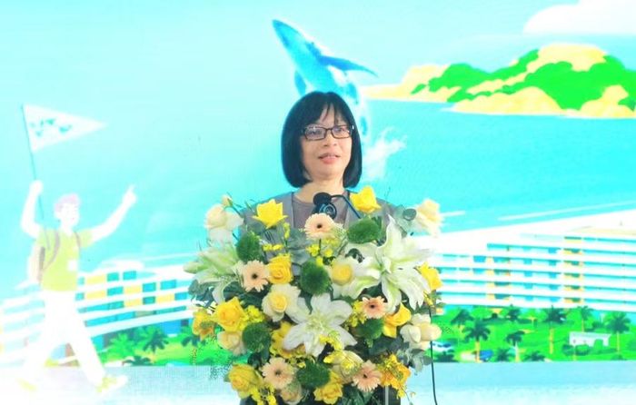  Phó Chủ tịch UBND tỉnh Nguyễn Thị Thanh Lịch gợi mở vấn đề trao đổi tại diễn đàn. Ảnh: H.V 
