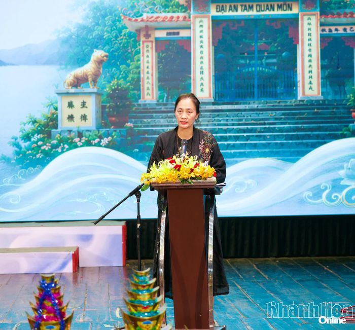 TS. Phạm Thị Thanh Hường - Trưởng Ban Văn hóa, Văn phòng UNESCO tại Việt Nam phát biểu tại tọa đàm.