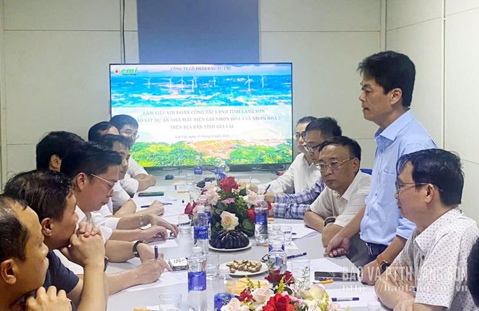 Lãnh đạo Sở Công Thương tỉnh Gia Lai trao đổi một số nội dung tại buổi làm việc