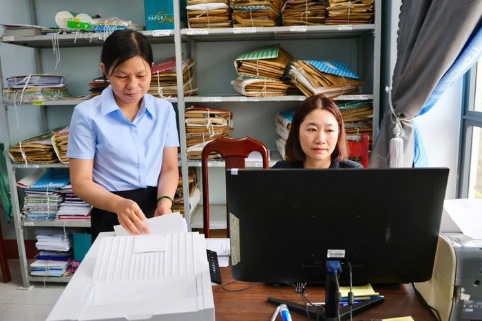 Xã Tuy Đức đã số hóa hơn 400 hồ sơ, chỉnh lý 975/975 hồ sơ