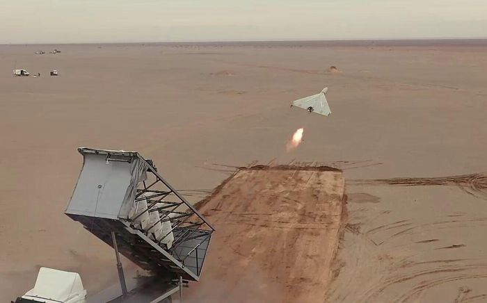 Phóng drone Shahed-136. Ảnh: Tasnim