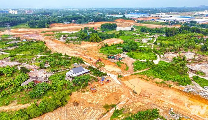 Khu công nghiệp Sông Công II (giai đoạn 2) đang được UBND phường Bách Quang tập trung giải phóng mặt bằng phần còn lại.