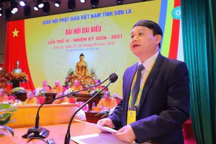 Ông Đặng Ngọc Hậu, Tỉnh ủy viên, Phó Chủ tịch UBND tỉnh Sơn La phát biểu