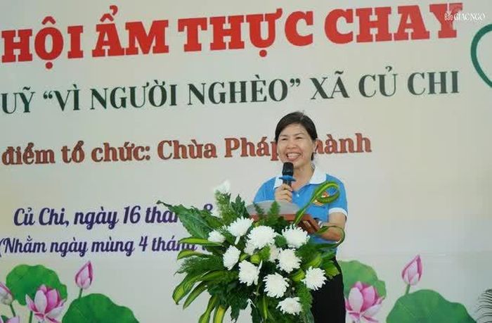 Bà Cao Thị Thanh Nhàn phát biểu khai mạc