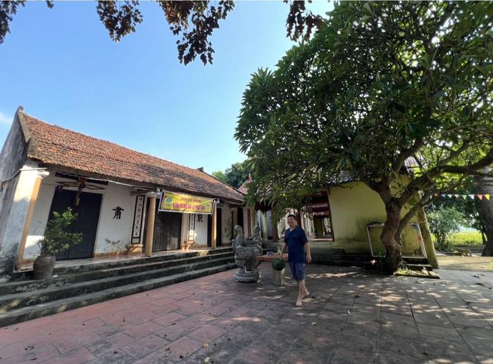 Khung cảnh yên bình, thanh tĩnh của chùa Yên Thượng giữa không gian làng quê Yên Nội