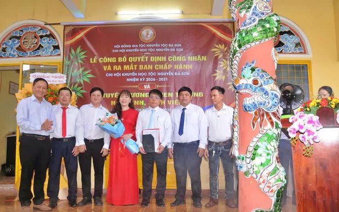 Ban Chấp hành Chi hội Khuyến học Tộc Nguyễn Đà Sơn, thành phố Đà Nẵng, nhiệm kỳ 2026-2031.