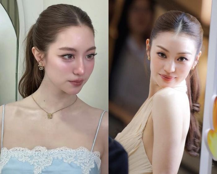 Tóc cột sát, ép đầu dễ khiến diện mạo chị em U40 trông cứng và kém mềm mại.