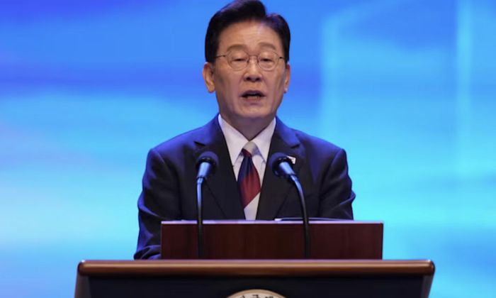 Tổng thống Hàn Quốc Lee Jae Myung - Ảnh: AFP