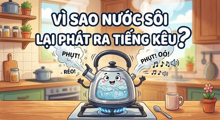 Vì sao nước sôi lại phát ra tiếng kêu? (Ảnh minh họa)