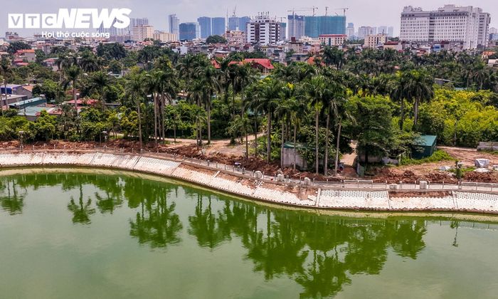 Theo thiết kế, hồ có tổng dung tích khoảng 500.000 m³, trong đó dung tích điều hòa khoảng 400.000 m³. Khi hoàn thành, công trình được xác định sẽ hỗ trợ giảm nguy cơ úng ngập tại khu vực chợ Liên Mạc và tuyến đường trục Tây Thăng Long.
