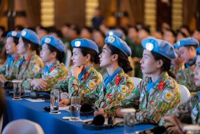 Nữ quân nhân tham gia gìn giữ hòa bình - niềm tự hào của quân đội Việt Nam. Ảnh: Kiều Thoan Thu