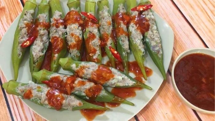 Đậu bắp nhồi thịt là món ăn chơi siêu ngon