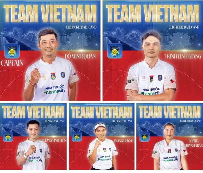 5 tay vợt CAND góp mặt trong đội hình Việt Nam tuyển chọn
