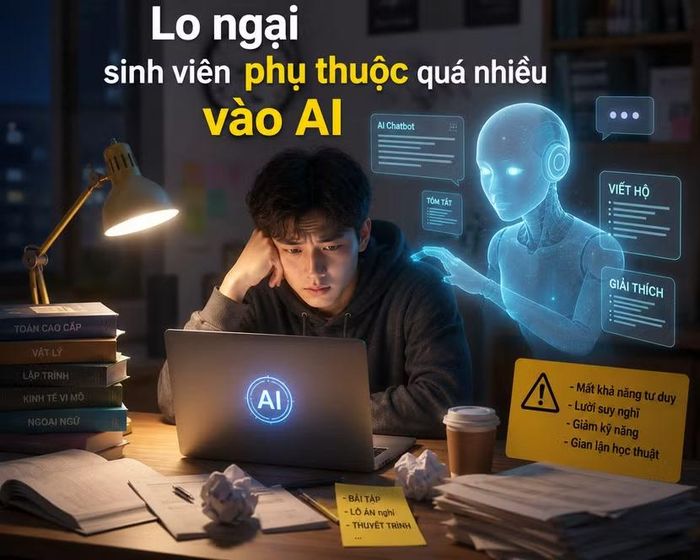 Nhà trường cần xây dựng chiến lược ứng dụng AI trong giáo dục một cách bài bản. (đồ họa có sự hỗ trợ của AI)
