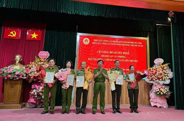 Hội Cựu CAND phường Thanh Xuân thành lập 21 Chi hội