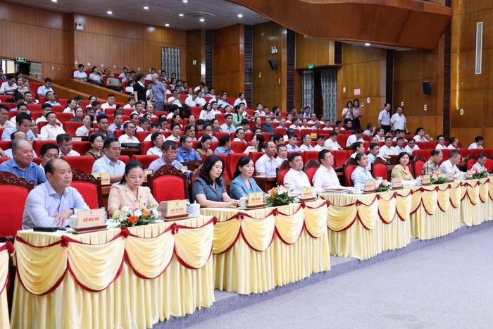 Các đại biểu tham dự lễ phát động. Ảnh: Thái Nhung