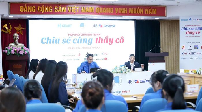 Quang cảnh buổi họp báo. Ảnh: PV