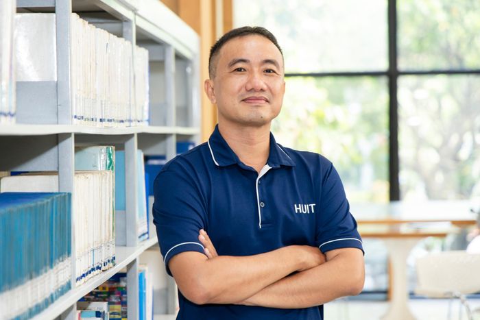  ThS Phạm Thái Sơn, Giám đốc Trung tâm Tuyển sinh và Truyền thông trường Đại học Công Thương TP.HCM. Ảnh: Phương Lâm.