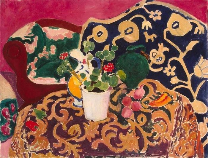 Bức tranh Nature morte Seville (Tĩnh vật Seville) được sáng tác vào năm 1910-1911 bởi họa sĩ người Pháp phái dã thú Henri Matisse. Ảnh: wikiart.