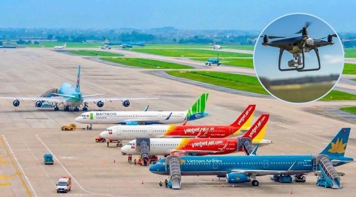 Việc sử dụng UAV không đúng quy định, đặc biệt tại khu vực cảng hàng không, sân bay đang tiềm ẩn nhiều nguy cơ đe dọa trực tiếp đến an ninh, an toàn hàng không. Ảnh: Bộ Công an