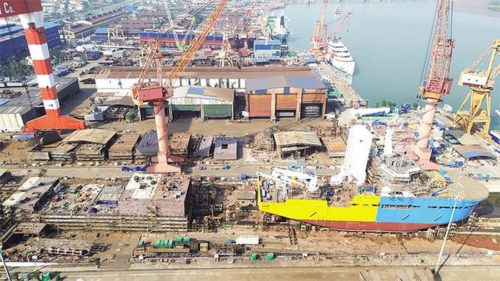 Nhà máy Đóng tàu Hạ Long thuộc Tổng công ty Công nghiệp tàu thủy (SBIC) - Ảnh: Báo Đầu tư